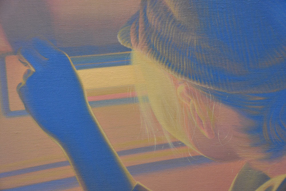 Other world, unique, painting, hand-painted unique piece, 180 x 120 cm