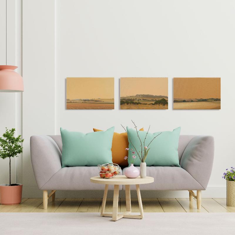 Landscape sunny day, canvas print, 30x20 cm, 60x40 cm
