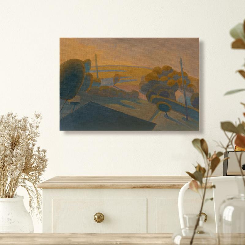 The garden, canvas print, 30x20 cm, 60x40 cm
