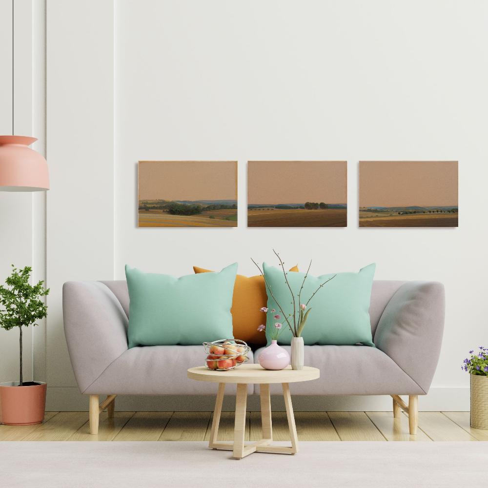 View into the valley, canvas print, 30x20 cm, 60x40 cm