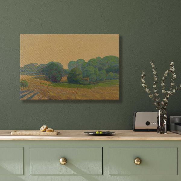 Brohlbachtal, unique, painting, hand-painted one-of-a-kind piece, 45 x 30 cm, acrylic paint on canvas