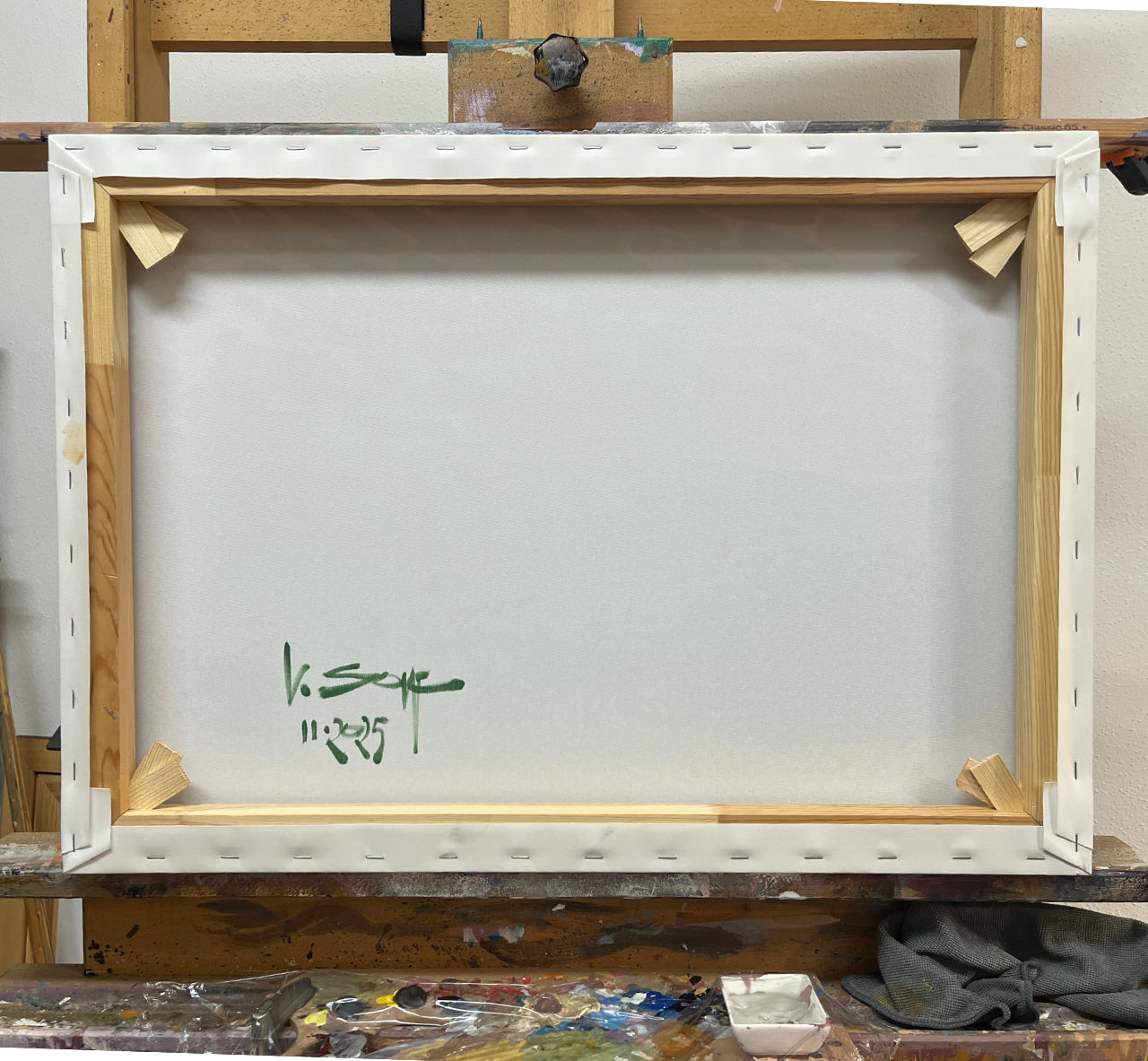 Sommerlandschaft, Unikat, Malerei, handgemaltes Einzelstück, 70 x 50 cm