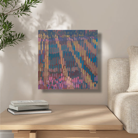 Malerei Baumschatten, handgemaltes Unikat, Natur, Landschaftsmalerei, Acrylmalerei 40x40cm