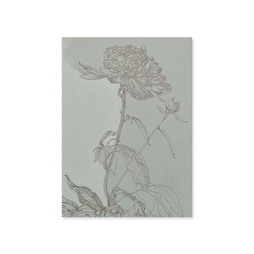 Postcard Set Floral Drawings