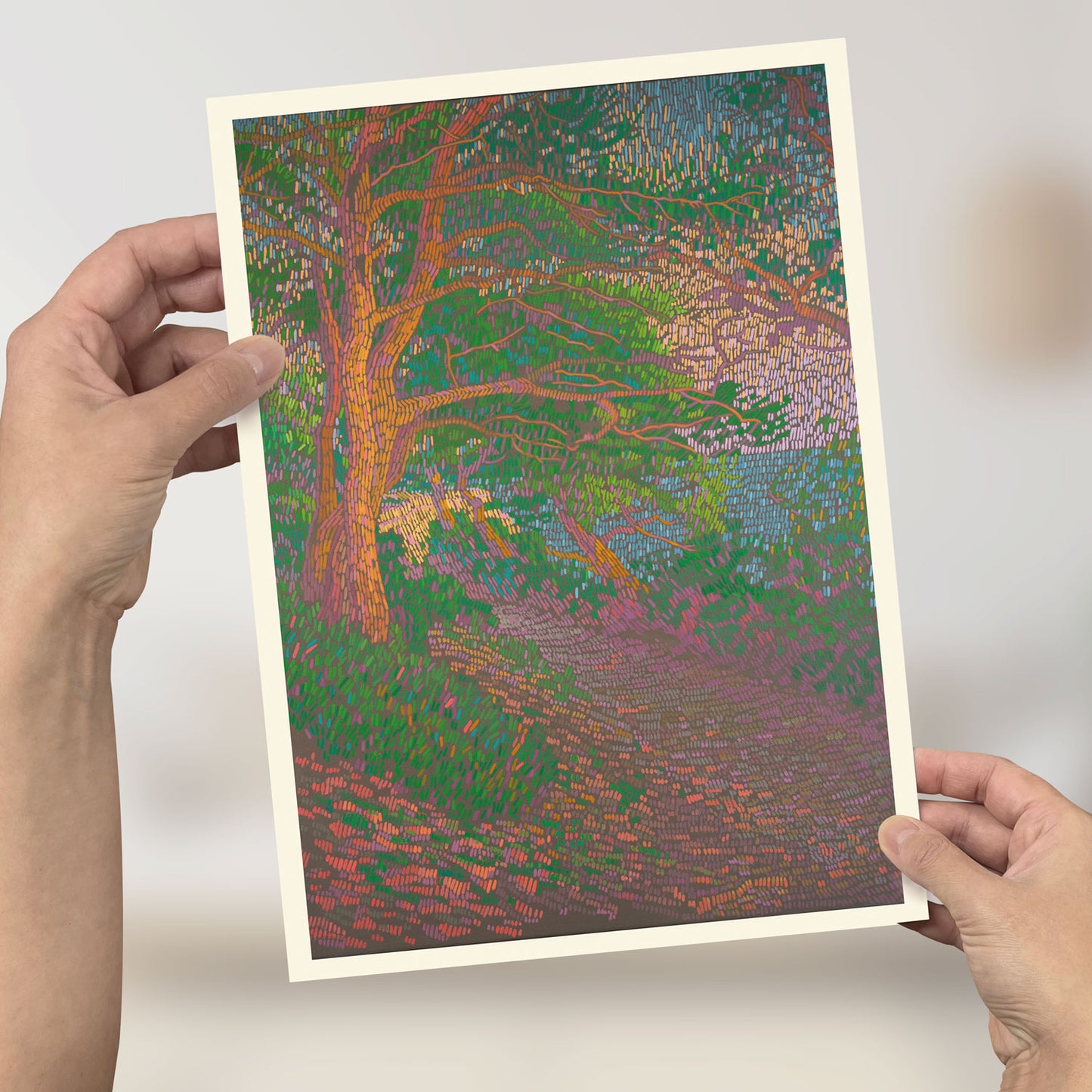 Art Card, Mini Poster, Pines, 21x29,7 cm