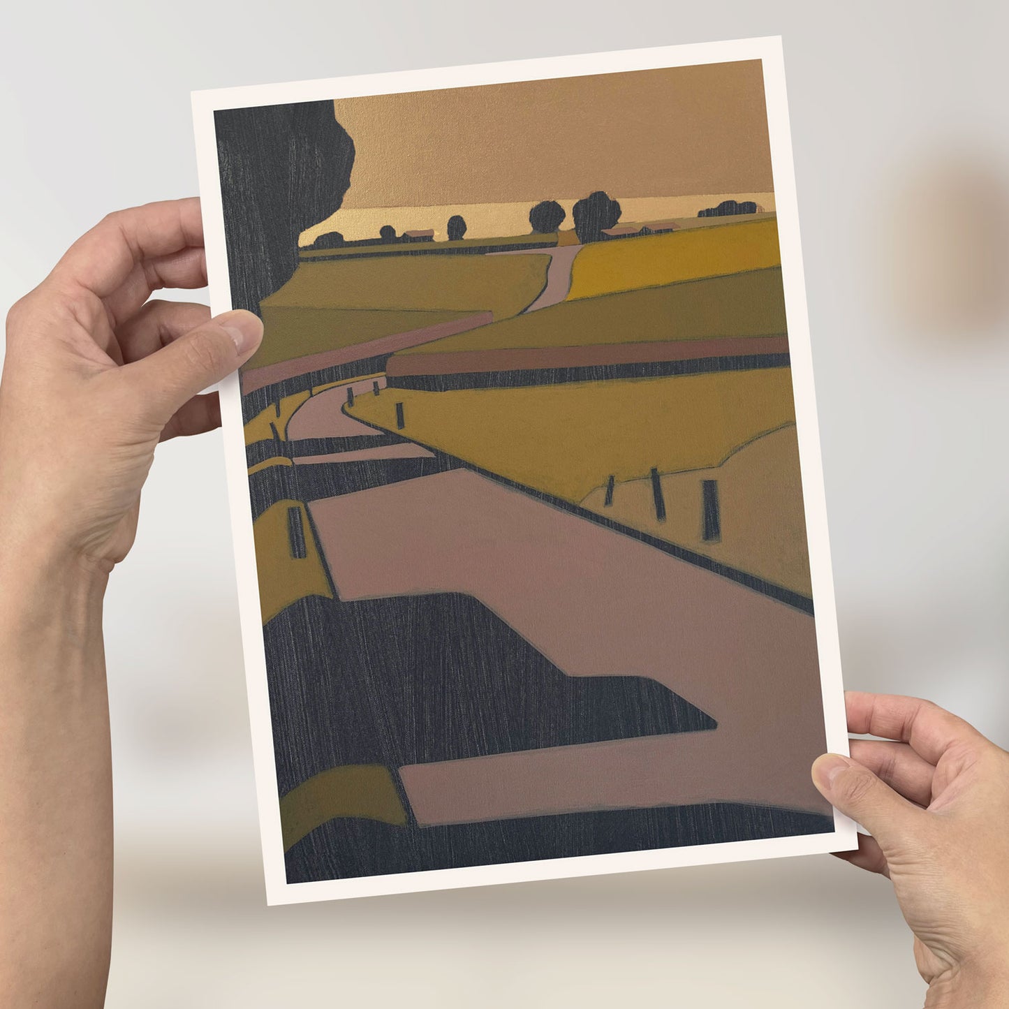 Art Card, Mini Poster, Summer way, 21x29,7 cm