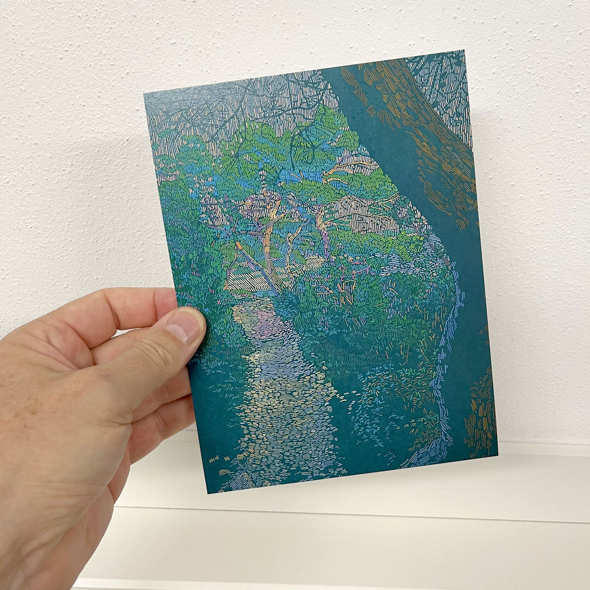 Art Card – Mini Poster – 15 x 20 cm – Coastal path