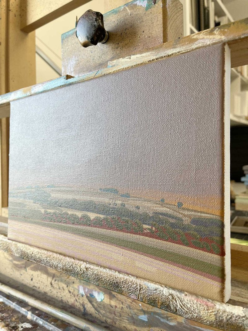 Luminous shadows, unique, painting, hand-painted unique piece, 30 x 20 cm, acrylic paint on canvas