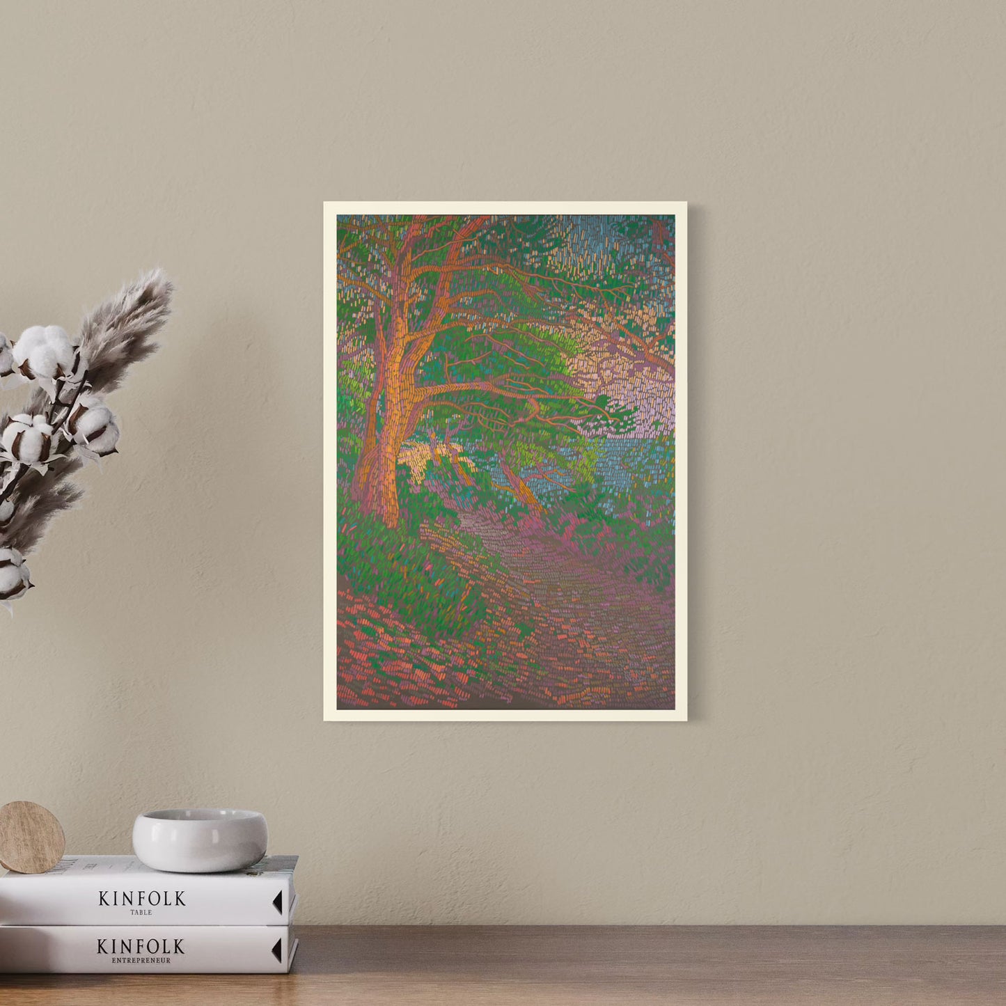 Art Card, Mini Poster, Pines, 21x29,7 cm
