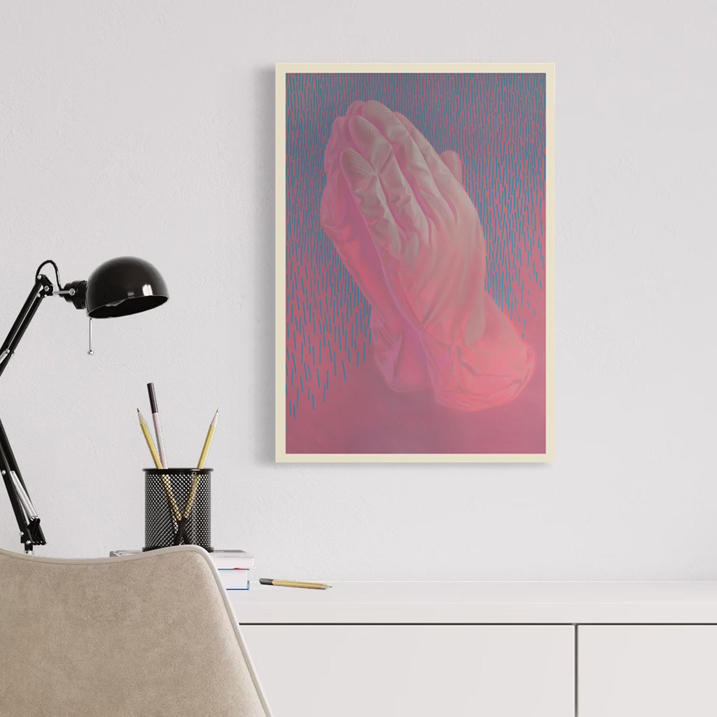 Art Card, Mini Poster, Gloves, 21x29,7 cm