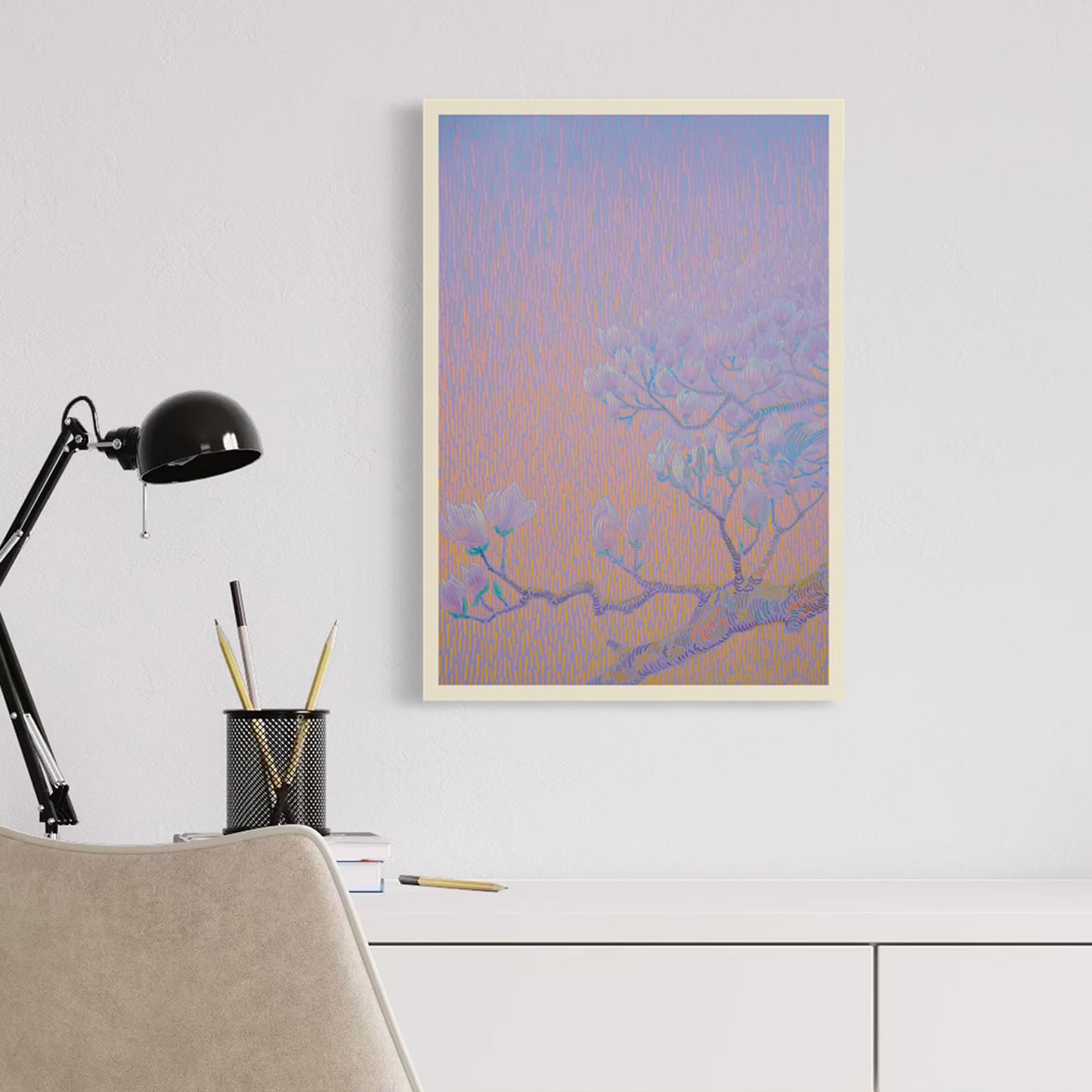 Art Card, Mini Poster, Magnolia, 21x29,7 cm
A brilliant reproduction on high-quality recycled 300 g/m2 organic TOP3 Nature cardboard. The small poster in A4 format (21 x 29.7 cm) is perfect for pinning, framing or giving as a gift.