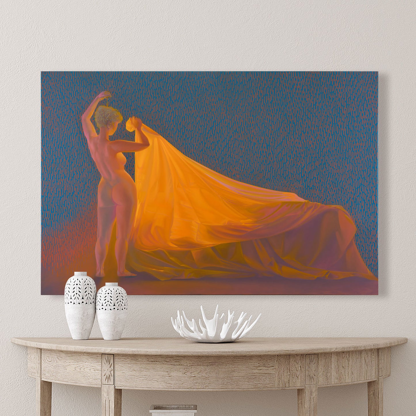 Cupid and Psyche, canvas print, 30x20 cm, 60x40 cm, 75x50 cm, 90x60 cm