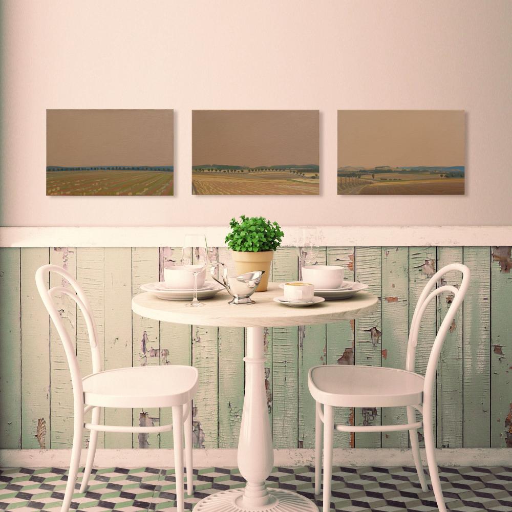 Blue Avenue, canvas print, 30x20 cm, 60x40 cm