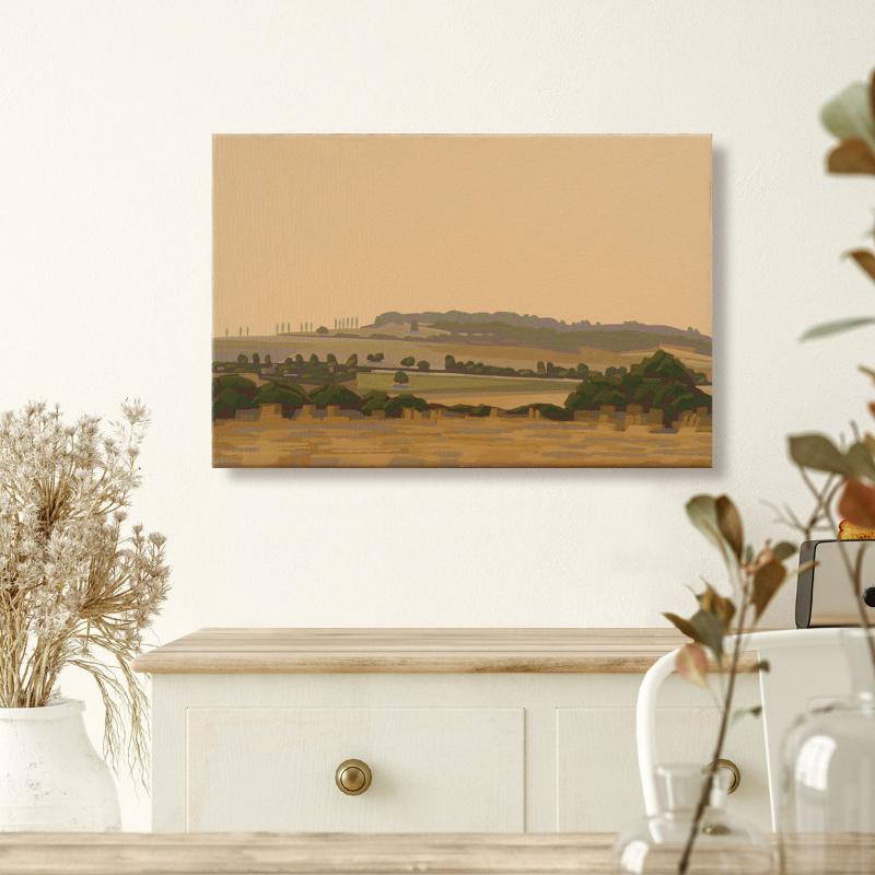Fifteen Poplars, canvas print, 30x20 cm, 60x40 cm
