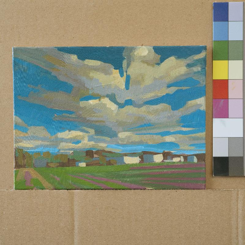 Hoard, unique, painting, hand-painted unique piece, 20 x 15 cm, with picture frame
