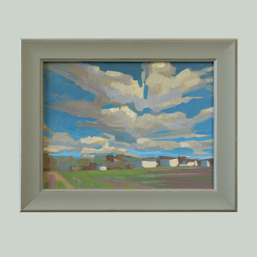 Hoard, unique, painting, hand-painted unique piece, 20 x 15 cm, with picture frame
