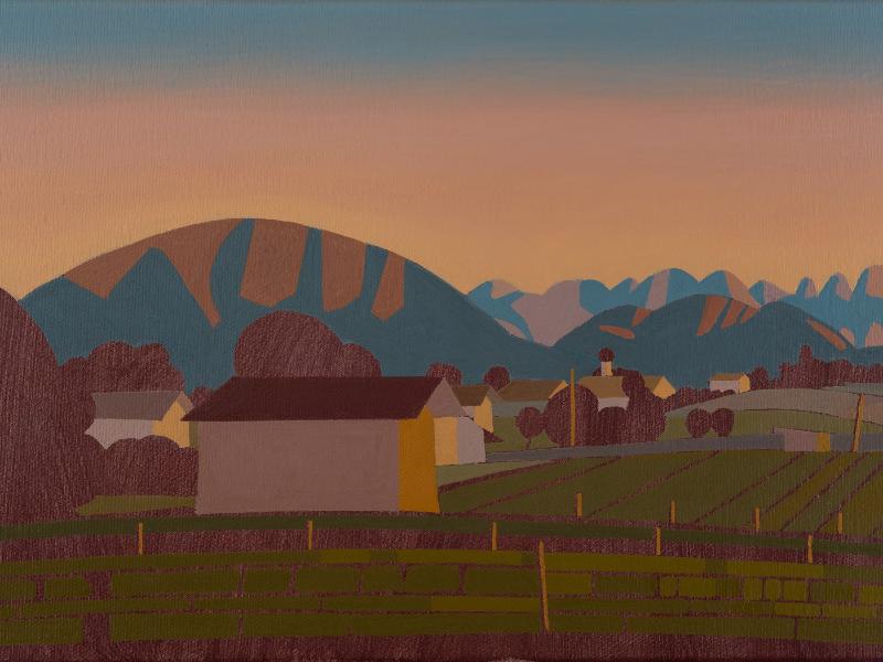 View to the South, canvas print, 40x30 cm, 80x60 cm