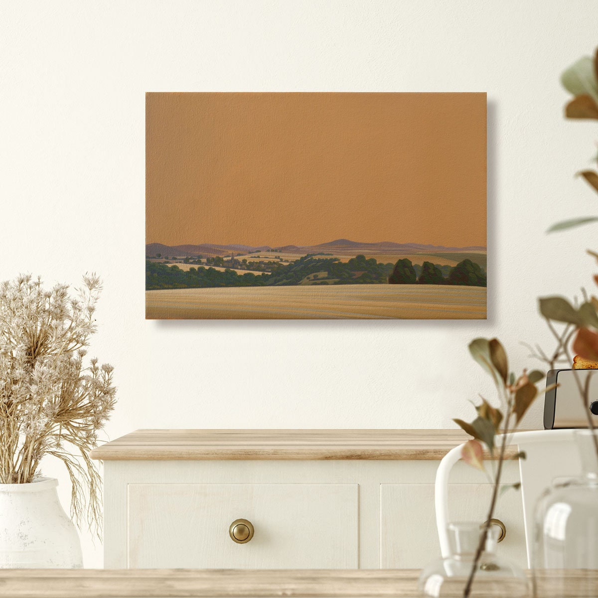 Golden Sky, Canvas Print – Brilliant Art Print, 20x30 cm, 60x40 cm