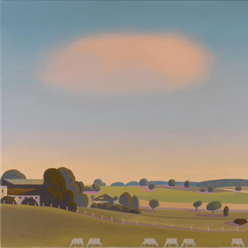 Gentle Fields Landscape Wall Art Canvas Print