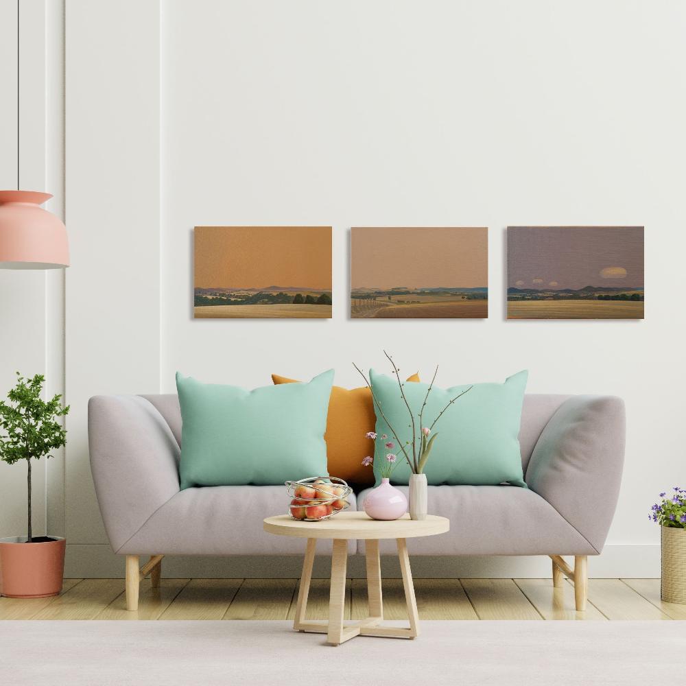 Golden Sky, Canvas Print – Brilliant Art Print, 20x30 cm, 60x40 cm
