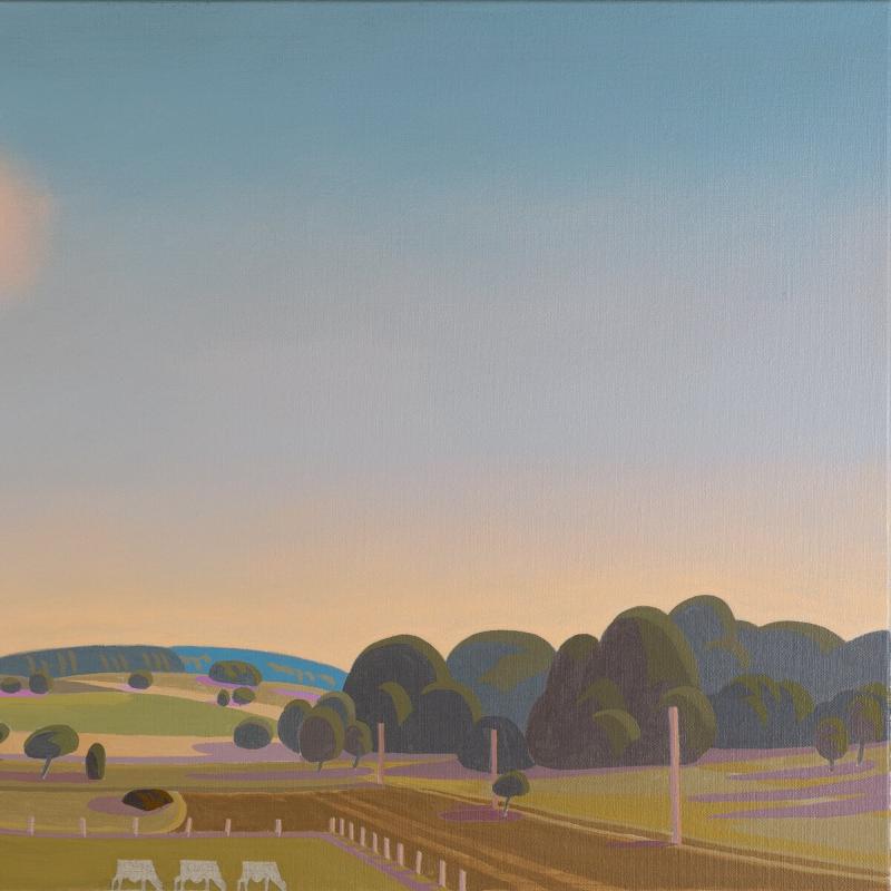 Gentle Fields Landscape Wall Art Canvas Print