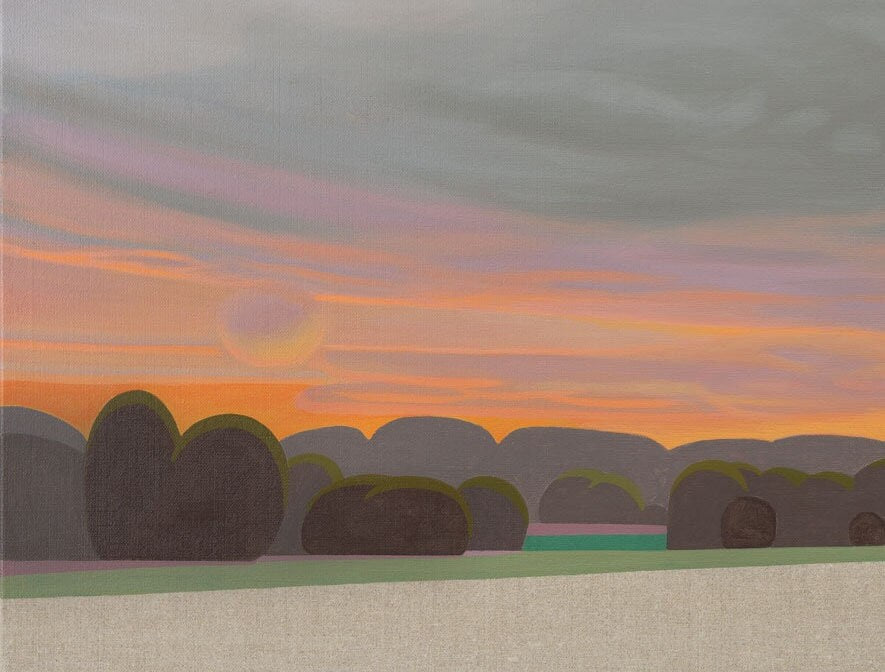 Evening sky, canvas print, 40x30 cm, 80x60 cm, 100x75 cm