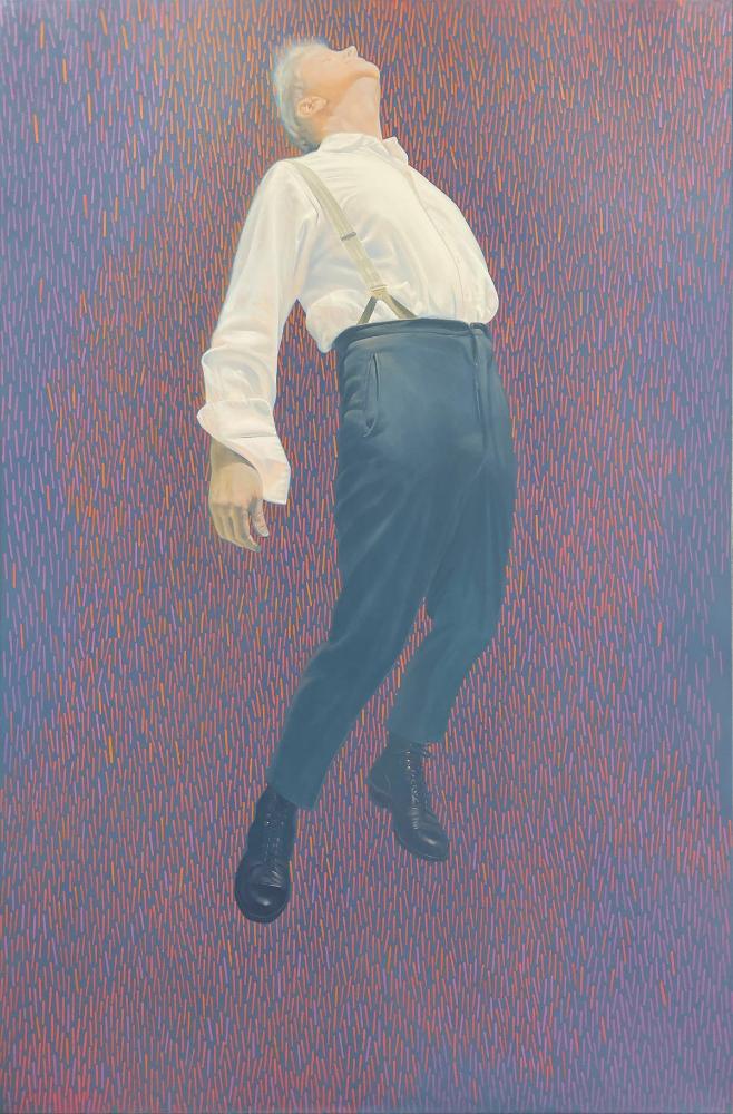 Floating Man, canvas print, 30x20 cm, 60x40 cm, 75x50 cm, 90x60 cm