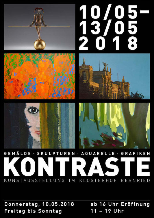 Aussstellung ‘Kontraste’ Torbogenhalle Bernried – Mai 2018