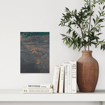 Art Card – Mini Poster – 15 x 20 cm – Costal path