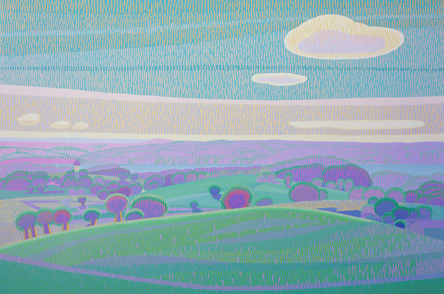 Landschaft 1, Leinwanddruck, 30x20 cm, 60x40 cm, 75x50 cm, 90x60 cm