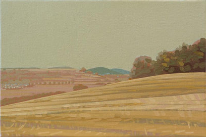 Landschaft Pastellfarben, Leinwanddruck, 30x20 cm, 60x40 cm
