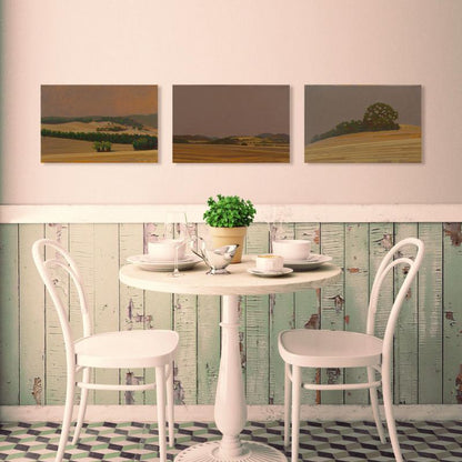 Trees and fields, canvas print, 30x20 cm, 60x40 cm