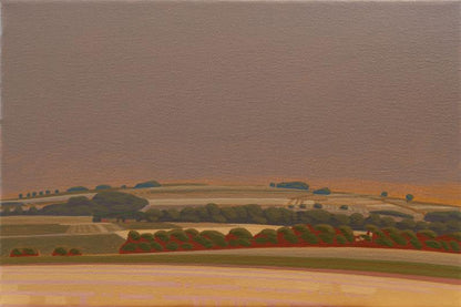 Leuchtende Schatten, Unikat, Malerei, handgemaltes Einzelstück, 30 x 20 cm, Acrylfarbe auf Leinwand