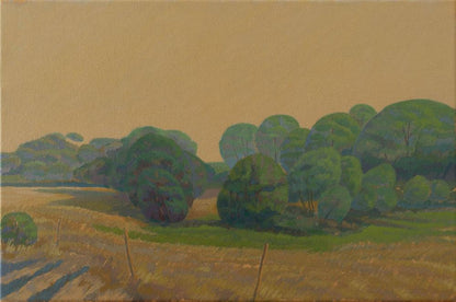 Landscape trees and stream, canvas print, 30x20 cm, 60x40 cm