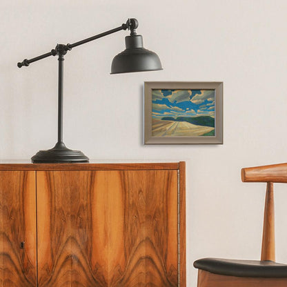 Heiter, Unikat, Malerei, handgemaltes Einzelstück, 20 x 15 cm, mit Bilderrahmen