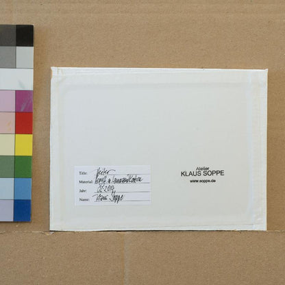 Heiter, Unikat, Malerei, handgemaltes Einzelstück, 20 x 15 cm, mit Bilderrahmen