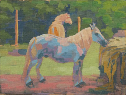 Schimmel, Unikat, Malerei, handgemaltes Einzelstück, 20 x 15 cm, mit Bilderrahmen