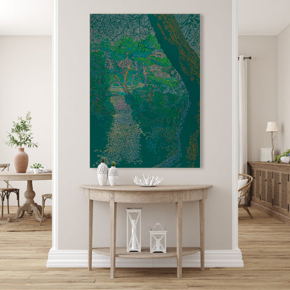 Felsküste No.2, Leinwanddruck, 40x30 cm, 80x60 cm, 100x75 cm