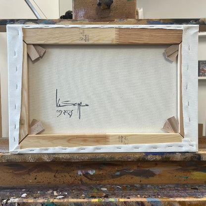 Brohlbachtal, Unikat, Malerei, handgemaltes Einzelstück, 45 x 30 cm cm, Acrylfarbe auf Leinwand