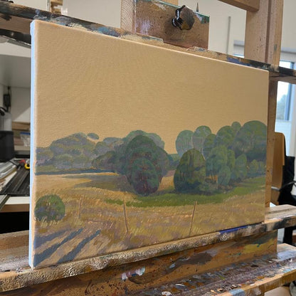 Brohlbachtal, Unikat, Malerei, handgemaltes Einzelstück, 45 x 30 cm cm, Acrylfarbe auf Leinwand