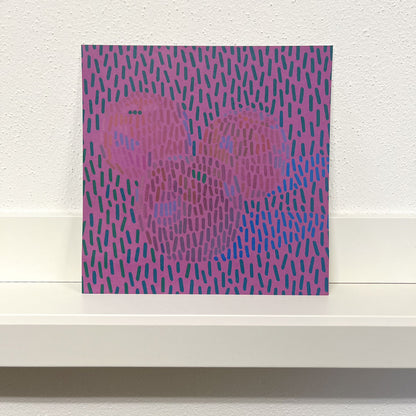 Art Card – Mini Poster – 20 x 20 cm – Apfel Bild