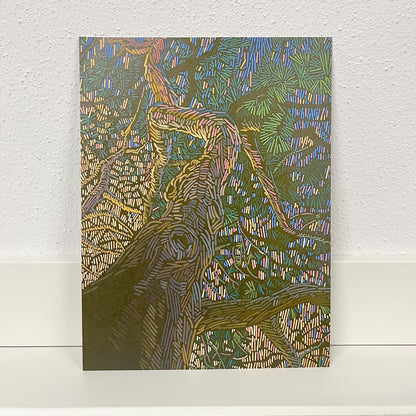 Art Card – Mini Poster – 15 x 20 cm – Pine Trees Image