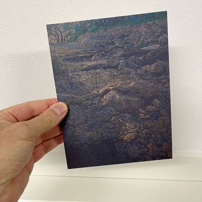 Art Card – Mini Poster – 15 x 20 cm – Costal path
