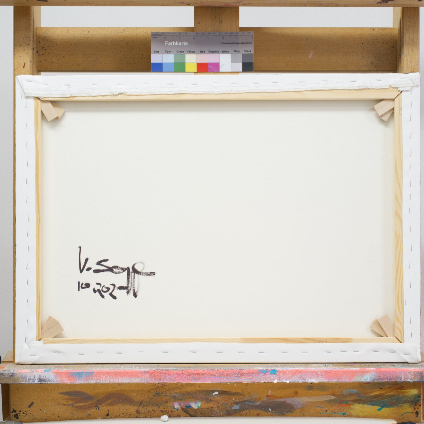 Landschaftsmalerei, Unikat, Bäume und Wiesen, handgemaltes Einzelstück, 70x51 cm