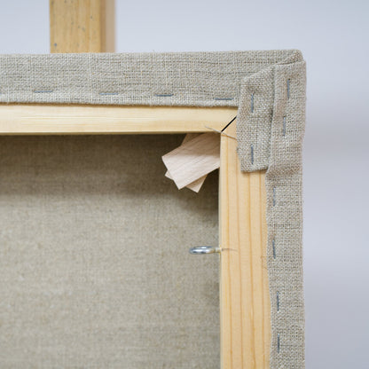 Landschaftsmalerei, Abendhimmel, handgemaltes Einzelstück, ca. 91 x 70 cm