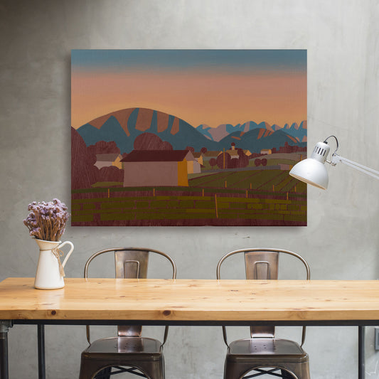 View to the South, canvas print, 40x30 cm, 80x60 cm