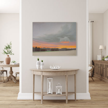 Abendhimmel, Leinwanddruck, 40x30 cm, 80x60 cm, 100x75 cm