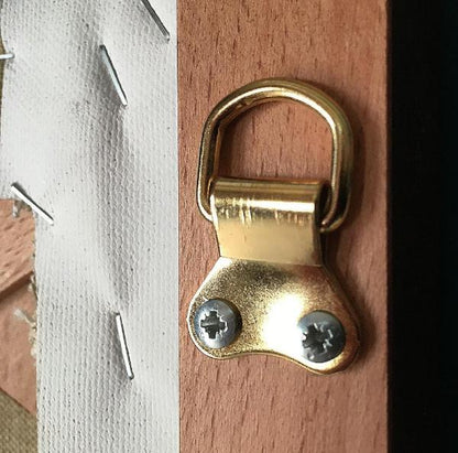 High sky, unique painting, hand-painted unique piece, 70 x 50 cm, with frame