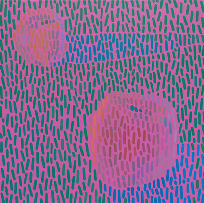 Äpfel Magenta Stillleben 4, Leinwanddruck, 30x30, 40x40 cm