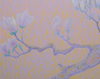 Magnolie, Leinwanddruck, 40x30 cm, 80x60cm, 100x75 cm